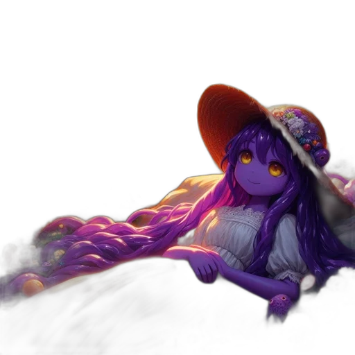 hat, dragon, creature, hair, fantasy art, concept art, watercolor, pixel art transparent PNG cut-out