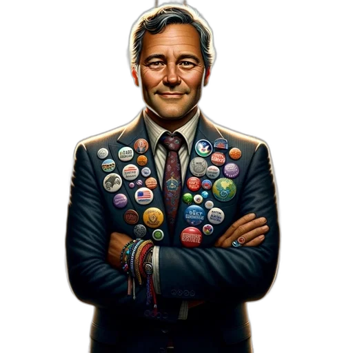 jacket, staff, jewelry, concept art, office, space, suited, man transparent PNG cut-out