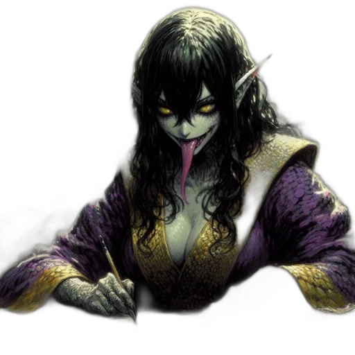 staff, dragon, mask, fantasy art, concept art, comic book art, photorealistic, dark transparent PNG cut-out