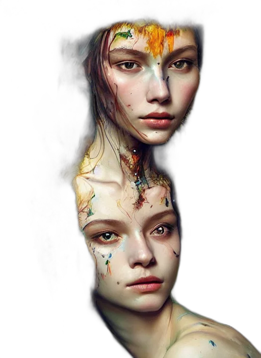 face, mask, crown, jewelry transparent PNG cut-out