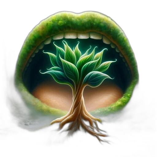 tree, crown, creature, face, photorealistic, concept art, fantasy art, watercolor transparent PNG cut-out
