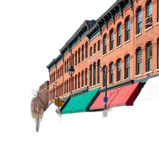 building, umbrella, furniture, shoes, 3d render, photorealistic, concept art, watercolor transparent PNG cut-out