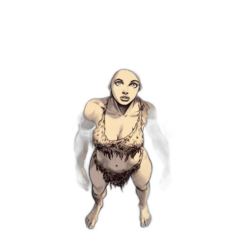 creature, animal, hair, mask, concept art, fantasy art, pixel art, comic book art transparent PNG cut-out