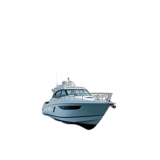 car, weapon, 3d render, photorealistic, concept art, white, speedboat, cabin transparent PNG cut-out