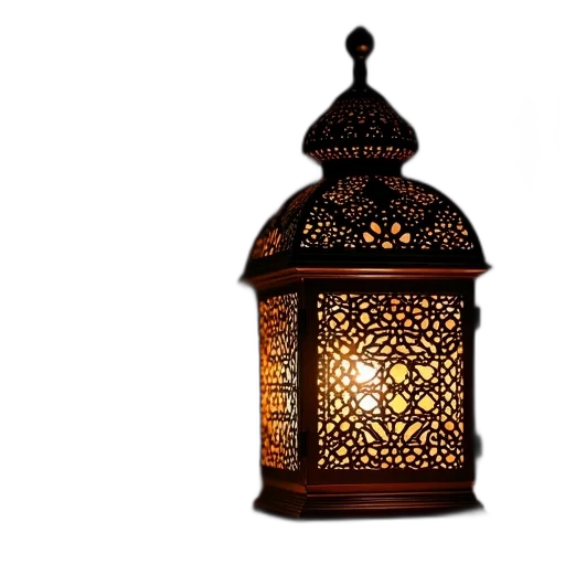 furniture, jewelry, 3d render, photorealistic, close-up, traditional, moroccan, lantern transparent PNG cut-out