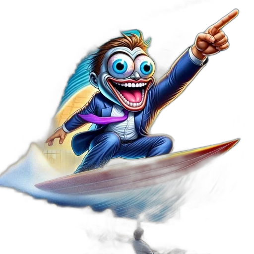 staff, creature, jacket, animal, concept art, 3d render, cartoon, photorealistic transparent PNG cut-out