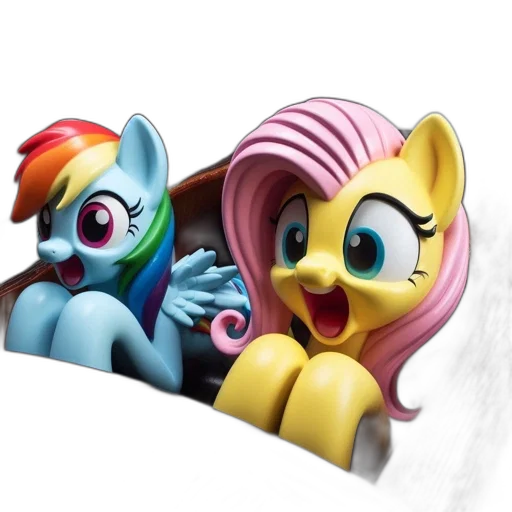 furniture, 3d render, concept art, rainbow, dash, blue, fluttershy, yellow transparent PNG cut-out