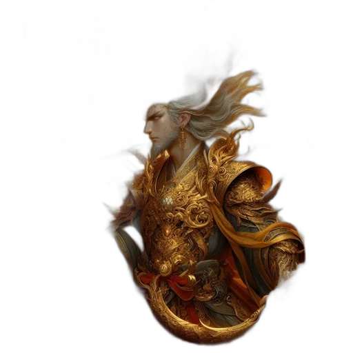 dragon, creature, mask, crown, fantasy art, concept art, photorealistic, 3d render transparent PNG cut-out