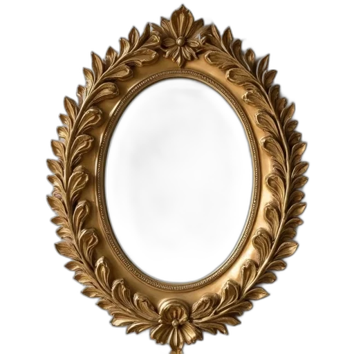 jewelry, crown, face, furniture, photorealistic, 3d render, earth tones, gold-framed transparent PNG cut-out