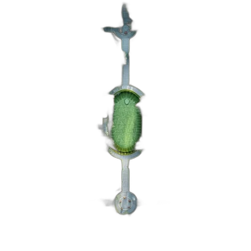 staff, sword, weapon, jewelry, 3d render, concept art, fantasy art, pixel art transparent PNG cut-out