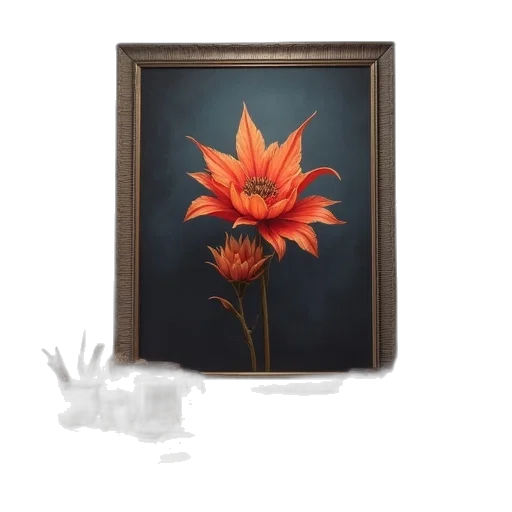 flower, crown, weapon, face, oil painting, photorealistic, concept art, fantasy art transparent PNG cut-out