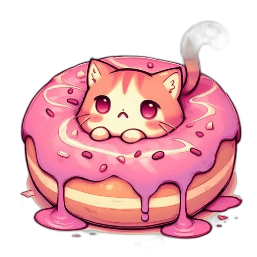 creature, food, animal, concept art, pixel art, fantasy art, watercolor, vibrant transparent PNG cut-out