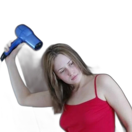 weapon, bottle, staff, hair, photorealistic, 3d render, concept art, vaporwave transparent PNG cut-out