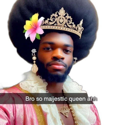 crown, hat, face, creature, photorealistic, user, brothermajestic, shares transparent PNG cut-out