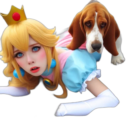 animal, crown, dress, creature, concept art, 3d render, anime, photorealistic transparent PNG cut-out