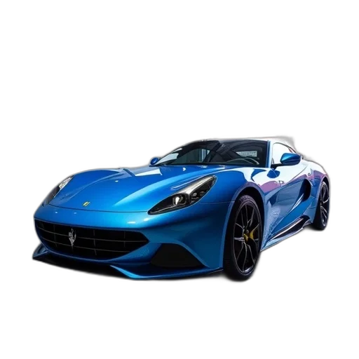 car, dragon, 3d render, photorealistic, blue, sports, parked, lift transparent PNG cut-out