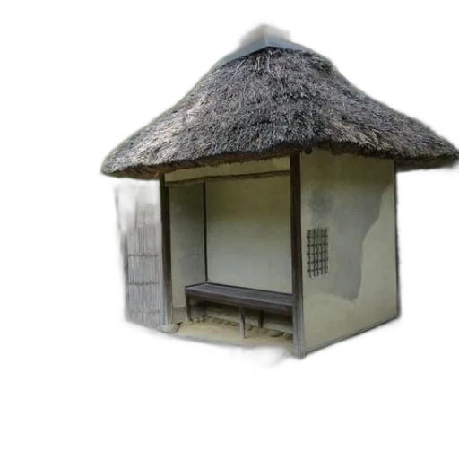 furniture, building, umbrella, hat, 3d render, photorealistic, concept art, traditional transparent PNG cut-out