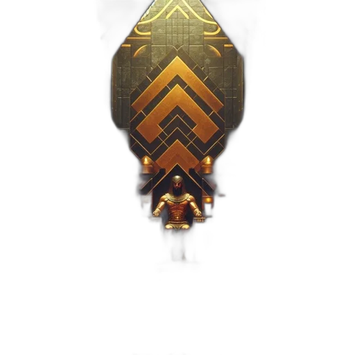 crown, jewelry, sword, umbrella, concept art, pixel art, fantasy art, 3d render transparent PNG cut-out