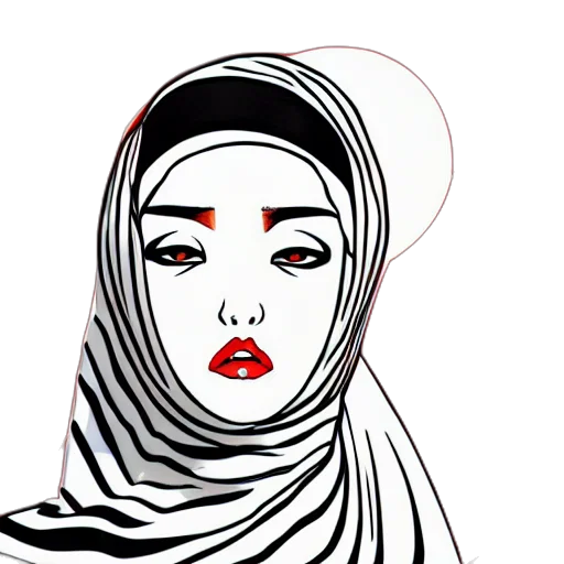 face, cartoon, comic book art, photorealistic transparent PNG cut-out
