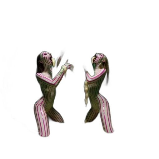 jewelry, robot, mask, creature, 3d render, concept art, vaporwave, photorealistic transparent PNG cut-out