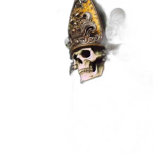 mask, crown, face, hat, concept art, fantasy art, photorealistic, watercolor transparent PNG cut-out