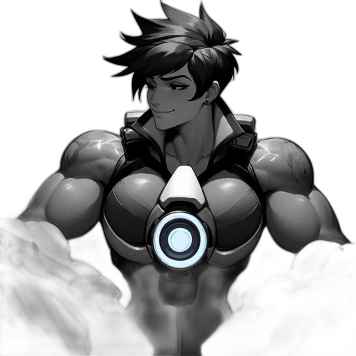 robot, weapon, sword, staff, concept art, comic book art, anime, fantasy art transparent PNG cut-out