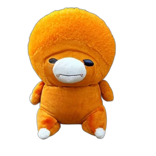 creature, animal, staff, golden, plush, toy, calm, expression transparent PNG cut-out