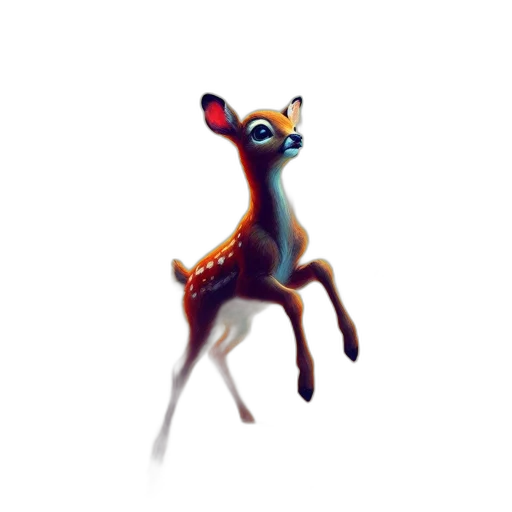animal, creature, staff, crown, concept art, 3d render, pixel art, fantasy art transparent PNG cut-out