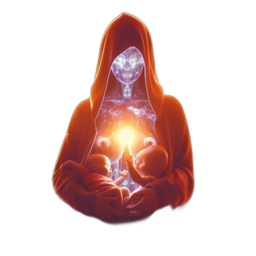 jewelry, crown, staff, jacket, concept art, 3d render, photorealistic, outer space transparent PNG cut-out