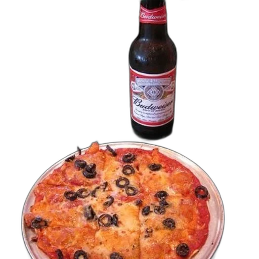 food, bottle, 3d render, pizza transparent PNG cut-out