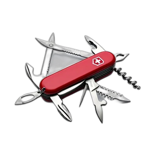 weapon, staff, jewelry, 3d render, red, swiss, army, knife transparent PNG cut-out