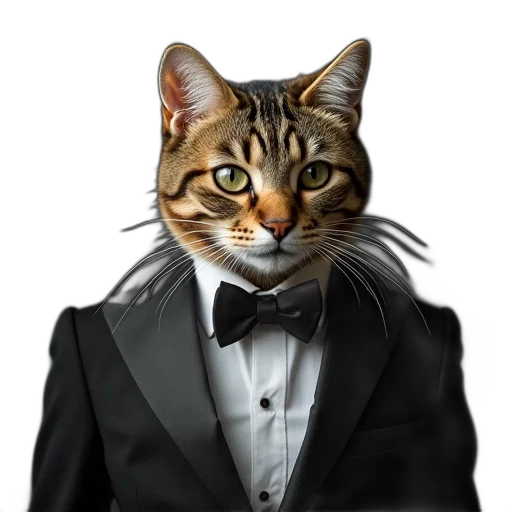 animal, staff, jacket, photorealistic transparent PNG cut-out