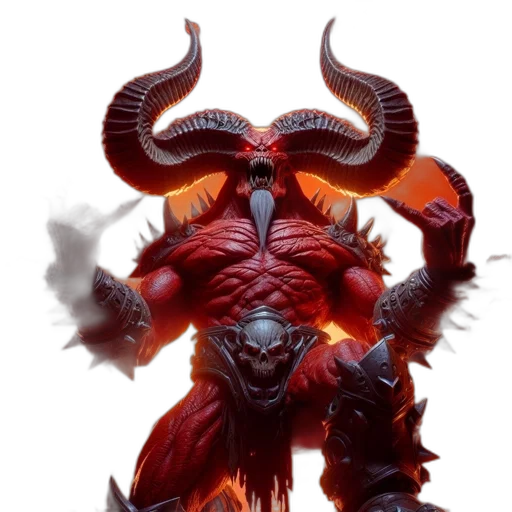 dragon, creature, concept art, fantasy art, 3d render, red, powerful, red-skinned transparent PNG cut-out