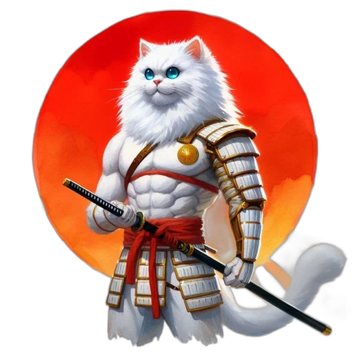 staff, sword, animal, fantasy art, concept art, pixel art, photorealistic, white transparent PNG cut-out