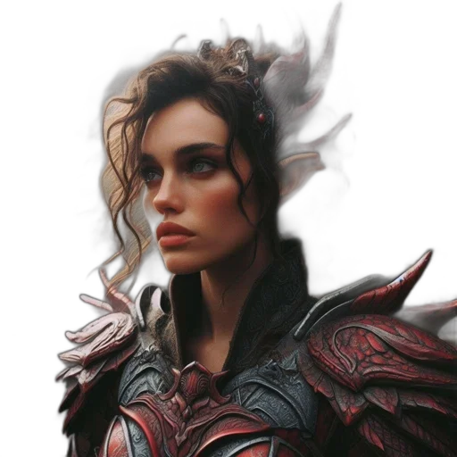 dragon, sword, face, crown, fantasy art, concept art, photorealistic, comic book art transparent PNG cut-out