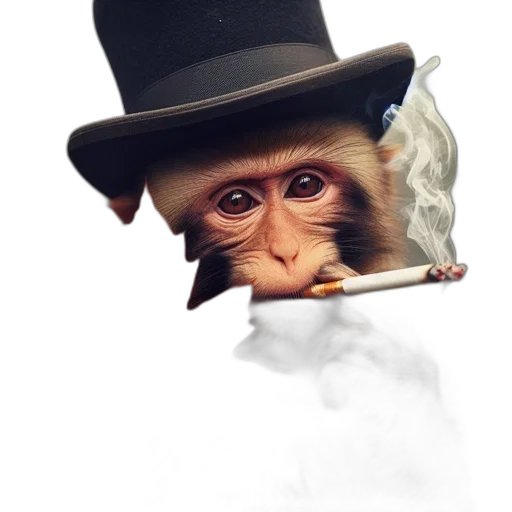 mask, hat, face, animal, photorealistic, concept art, 3d render, cartoon transparent PNG cut-out