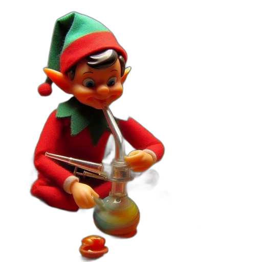staff, 3d render, concept art, two, animated, elves, dressed, red transparent PNG cut-out