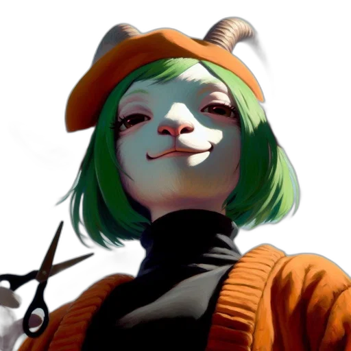 mask, face, staff, robot, concept art, anime, comic book art, 3d render transparent PNG cut-out