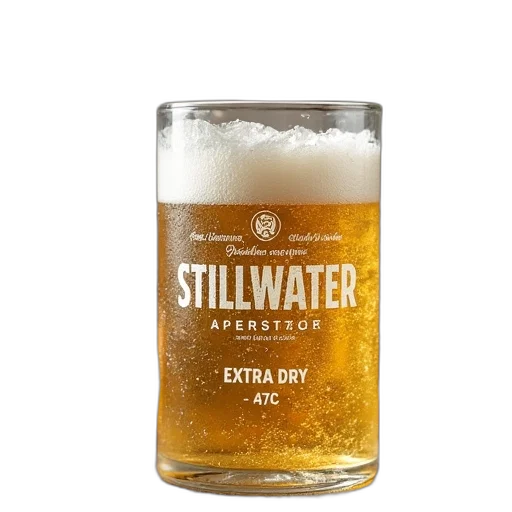 bottle, stillwater, extra, dry, lager, 47cl transparent PNG cut-out