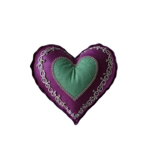 jewelry, crown, flower, 3d render, green, framed, image, heart-shaped transparent PNG cut-out