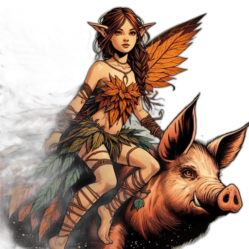dragon, fantasy art, concept art, comic book art, pixel art, earth tones, fairy-like, creature transparent PNG cut-out