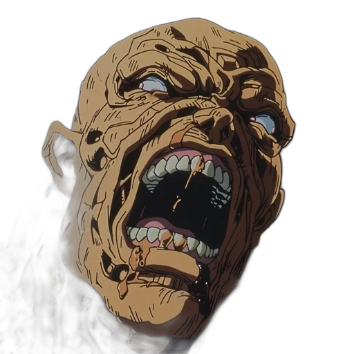 mask, face, creature, staff, concept art, 3d render, comic book art, photorealistic transparent PNG cut-out