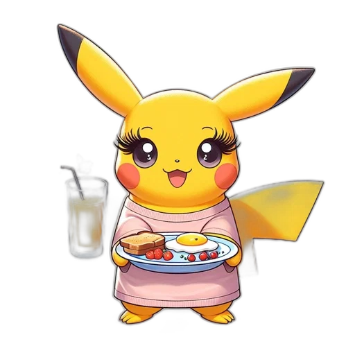 food, animal, dress, creature, concept art, pixel art, anime, 3d render transparent PNG cut-out
