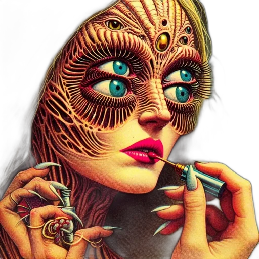 mask, face, jewelry, robot, fantasy art, concept art, comic book art, photorealistic transparent PNG cut-out