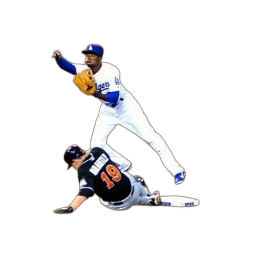 concept art, pixel art, photorealistic, baseball, player, white, uniform, blue transparent PNG cut-out