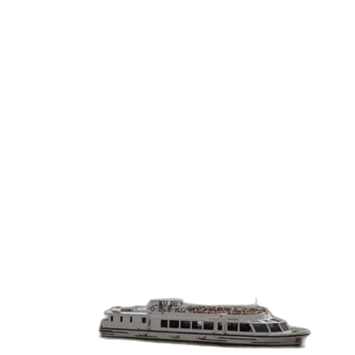 shoes, 3d render, photorealistic, concept art, boat, river, thames, shard transparent PNG cut-out