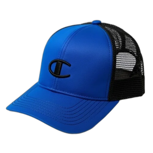 hat, crown, 3d render, champion, cap, royal, blue, black transparent PNG cut-out