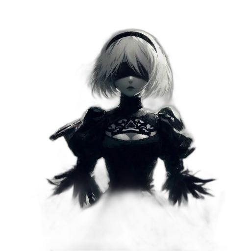 mask, dress, robot, creature, concept art, 3d render, fantasy art, comic book art transparent PNG cut-out