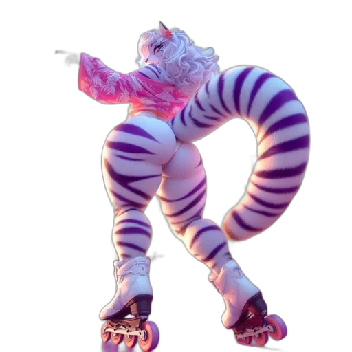creature, animal, dragon, robot, 3d render, vaporwave, concept art, fantasy art transparent PNG cut-out