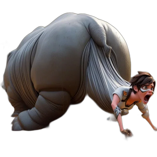 creature, animal, food, concept art, 3d render, sandy, possibly, desert transparent PNG cut-out